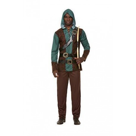 Costume da Arciere del Bosco di Lusso Verde