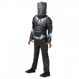 Costume Black Panther Deluxe Bambino