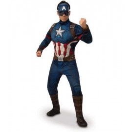 Costume da Capitan America Endgame Deluxe per Adulto