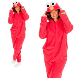 Costume da Elmo di Sesame Street per Adulti