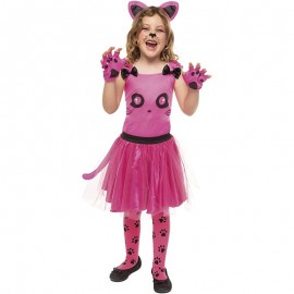 Costume da Gattina Rosa per Bambini