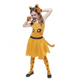 Costume da Gattina Arancione per Bambini