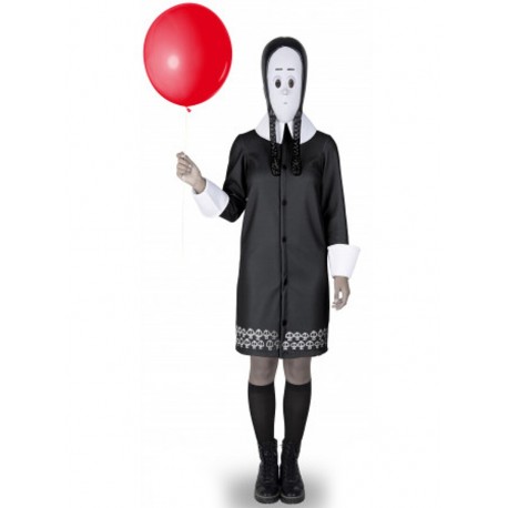 Costume da Mercoledì della Famiglia Addams per Adulto