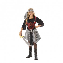 Costume da Piratessa Scarlatto per Bambini