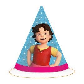 Piatti Per Compleanno Bambini HEIDI – 8 Piatti Da 18 Cm – Tema Prato E Fiori – Usa E Getta