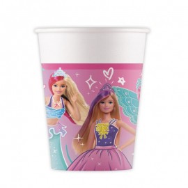 8 Bicchieri di Carta Barbie 250ml 8 Bicchieri di Carta Barbie 250ml