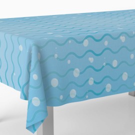 Tovaglia in Plastica Motivo Acqua