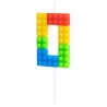 Candelina Numero 0 Lego