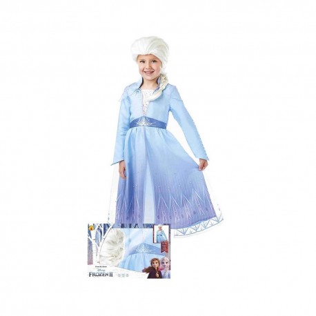 Costume da Elsa Frozen 2 con Parrucca