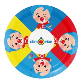 Piatti Monouso Pagliaccio Plim Plim