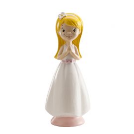 Statuetta Comunione Bambina che Prega Statuetta Comunione Bambina che Prega