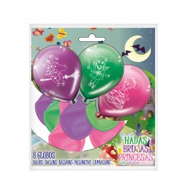 8 Palloncini Fate, Bolle e Principesse