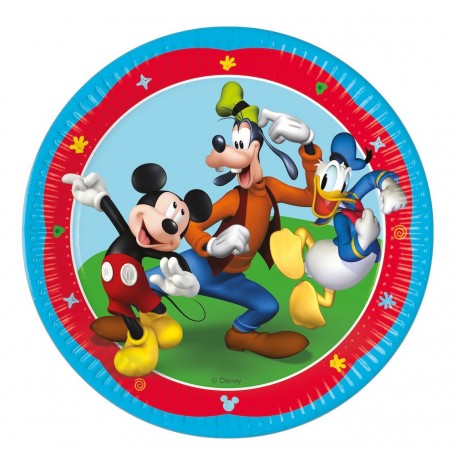 8 Piatti Topolino 23 cm