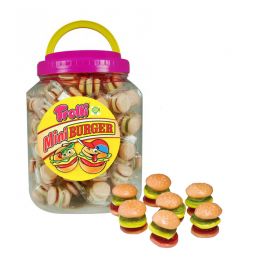 Vasetto di Mini Hamburgers Trolli 90 Pz