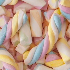 Marshmallow Twisti Tricolore Fini 125 Pz