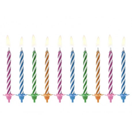 12 Candeline Magiche Colorate Economiche