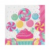 16 Servilletas Candy 33 cm