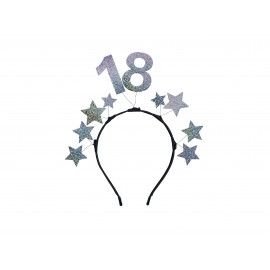 Diadema con Stelle 18 Argento