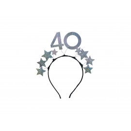 Diadema con Stelle 40 Argento