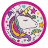 8 Piatti Lovely Unicorn 23 cm