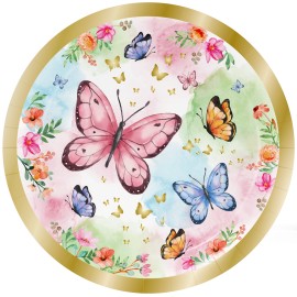 8 Piatti Farfalle 23 cm Online