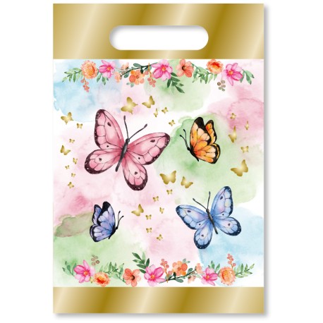 8 Sacchetti Tema Farfalle Compra