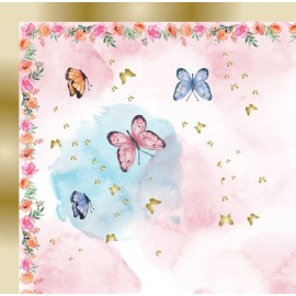 16 Tovaglioli Farfalle 33 cm