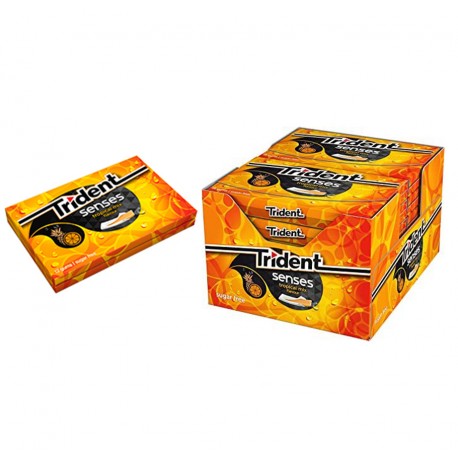 Gomme da Masticare Trident Gusto Tropicale 12 Pacchetti