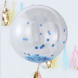 3 Palloncini Giganti con Coriandoli 90 cm