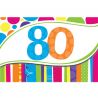 8 Inviti 80 Anni a Righe e Pois