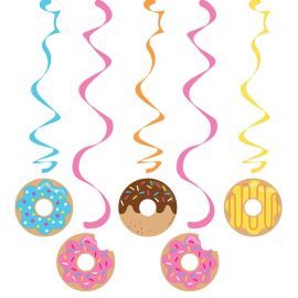 5 Decorazioni Appese Donut Time