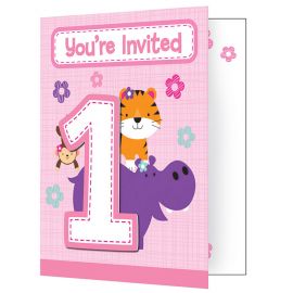 8 Inviti One is Fun Girl