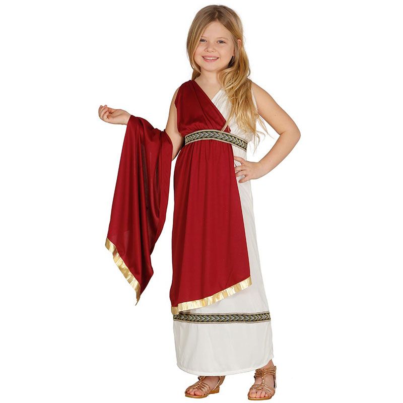 Costume da Romana Elegante per Bambina - Miglior Prezzo