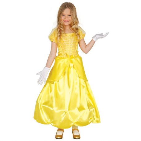 Costume Principessa dei Racconti Bambina Giallo