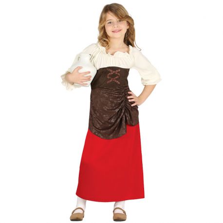 Costume da Locandiera Campagnola per Bambina