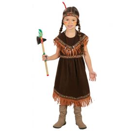 Costume Indiana Bambina con Frange