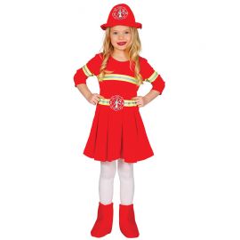 Costume da Pompiere per Bambina Chic