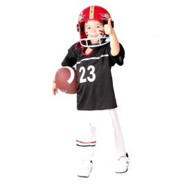 Costume Quarterback Americano con Spalline per Bambino