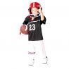 Costume Quarterback Americano con Spalline per Bambino