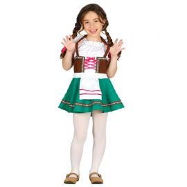 Costume da Tirolese Alpina per Bambina