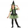 Costume Strega Smeraldo per Bambina Online