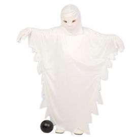 Costume Da Fantasma Tunica Completa Bambini