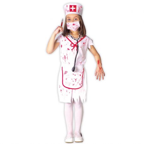 Acquista Costume da Infermiera Zombie Terrificante per Bambina