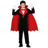 Costume da Vampiro Bambino con Mantello a Punta Rosso