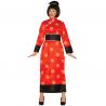 Costume Cinese Donna Kimono Rosso