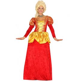Costume da Contessa Rosso per Donna con Sottoveste