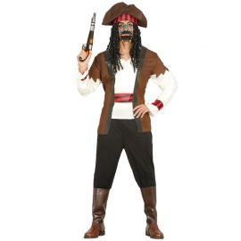 Costume da Pirata Sette Mari per Uomo con Fascia