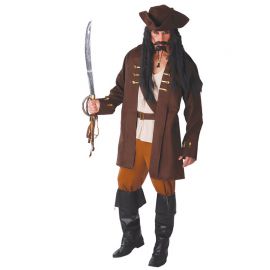 Costume da Capitan Pirata per Uomo con Cintura