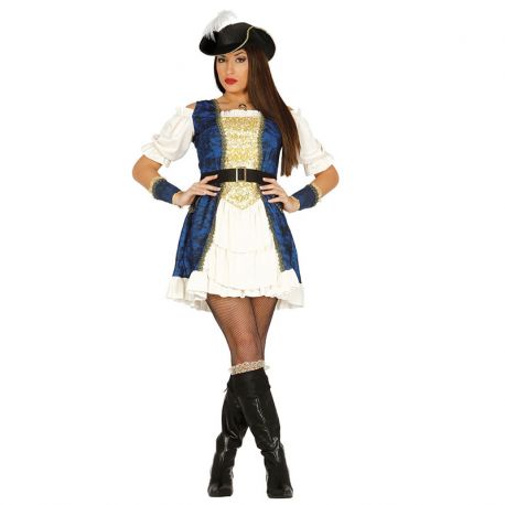 Costume da Pirata Lusso per Donna con Dettagli