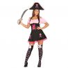 Costume da Pirata Pink Skull per Donna